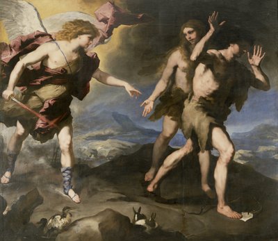 Expulsion from Paradise by Luca Giordano